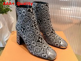 Louise Ankle Boot in Jacquard Since 1854 Textile Replica