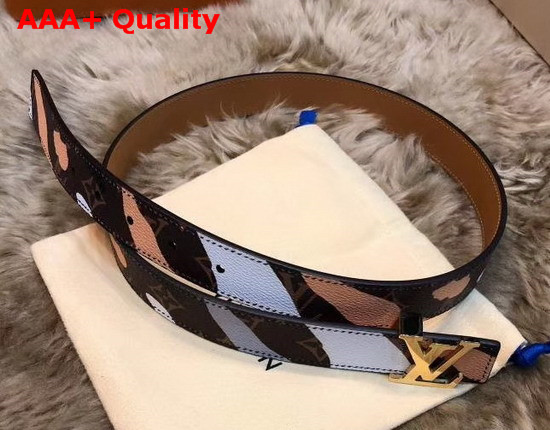 Lvxlol LV Iconic 30mm Reversible Belt Gold Silver M0266W Replica