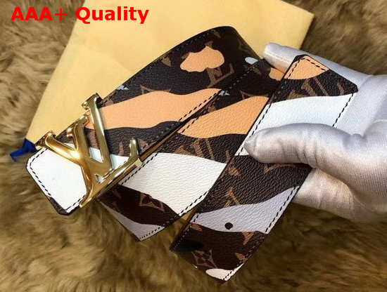 Lvxlol LV Iconic 40mm Reversible Belt Gold Silver Replica