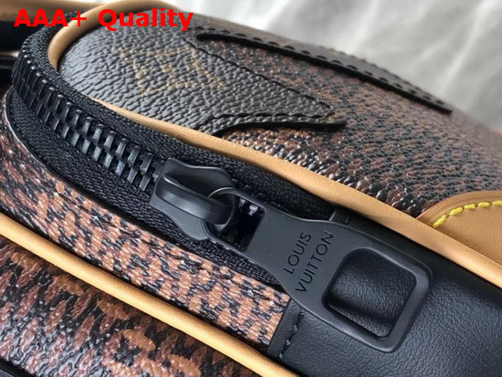 Virgil Abloh and Nigo Debut Louis Vuitton Camera Bag Giant Damier Ebene Canvas and Monogram Canvas Replica