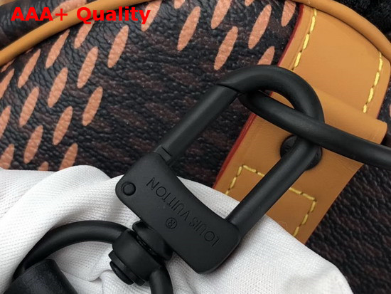 Virgil Abloh and Nigo Debut Louis Vuitton Keepall Bandouliere 50 Giant Damier Ebene Canvas and Monogram Canvas Replica