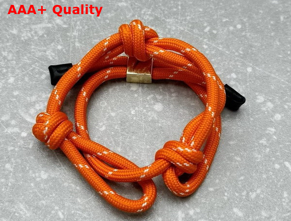 Miu Miu Cord and Nylon Bracelet in Orange 5IB538 Replica