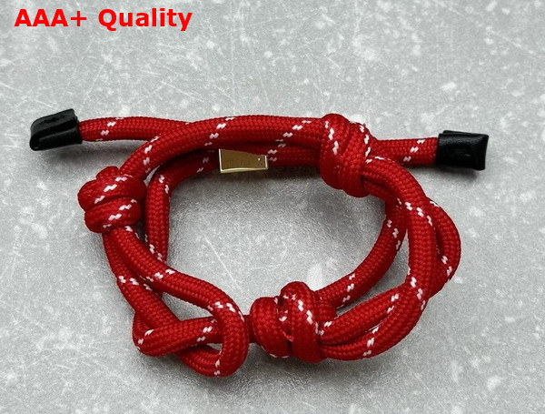 Miu Miu Cord and Nylon Bracelet in Red 5IB538 Replica