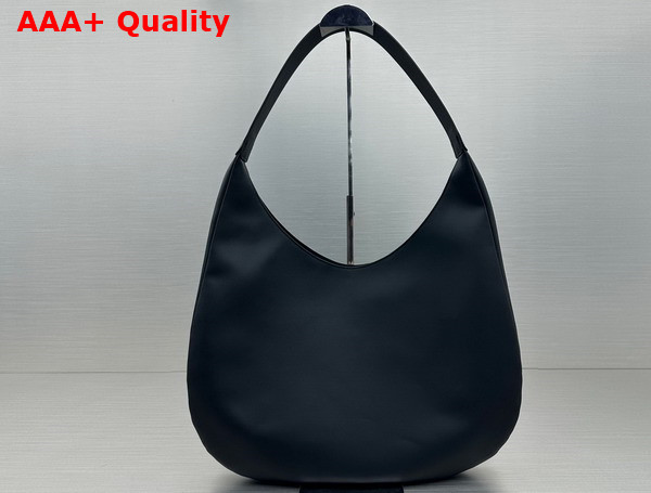 Miu Miu Leather Hobo Bag in Black 5BC155 Replica