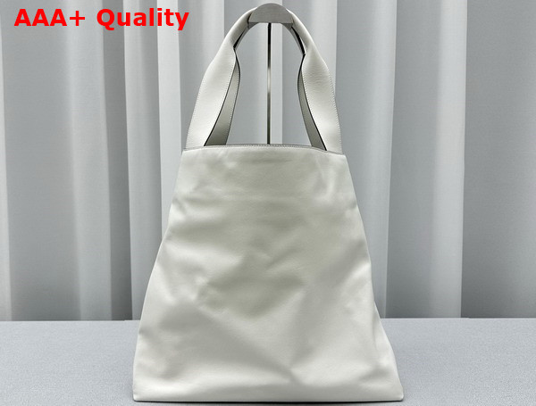 Miu Miu Leather Hobo Bag in White 5BC119 Replica