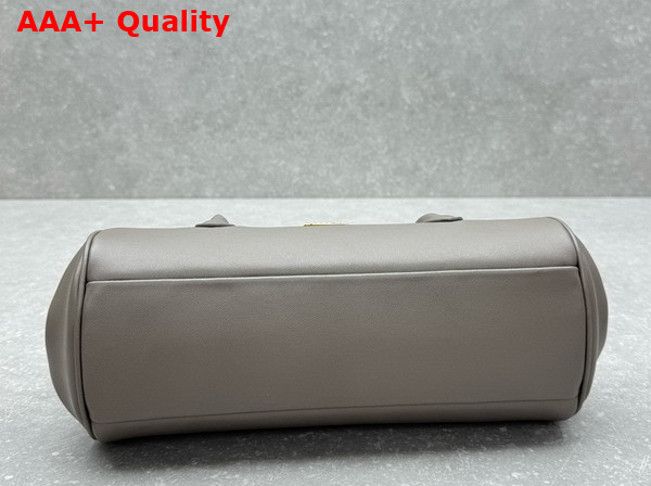 Miu Miu Nappa Leather Shoulder Bag in Grey 5BD265 Replica