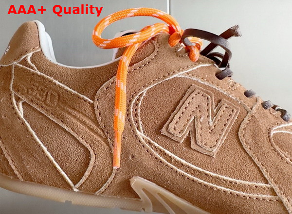 Miu Miu New Balance X Miu Miu 530 SL Suede Sneakers in Chestnut Replica