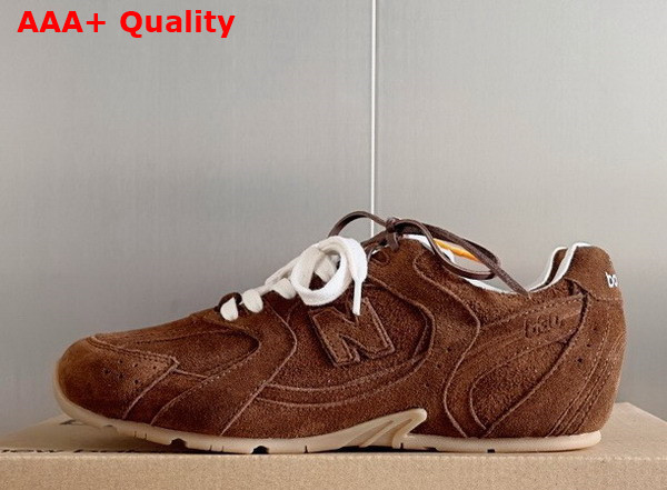 Miu Miu New Balance X Miu Miu 530 SL Suede Sneakers in Cinnamon Replica