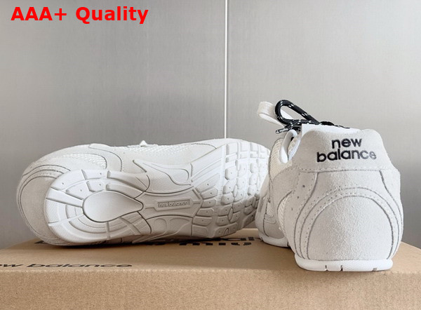 Miu Miu New Balance X Miu Miu 530 SL Suede and Mesh Sneakers in White Replica