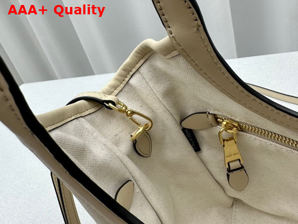 Miu Miu Small IVY Leather Bag in Beige Replica