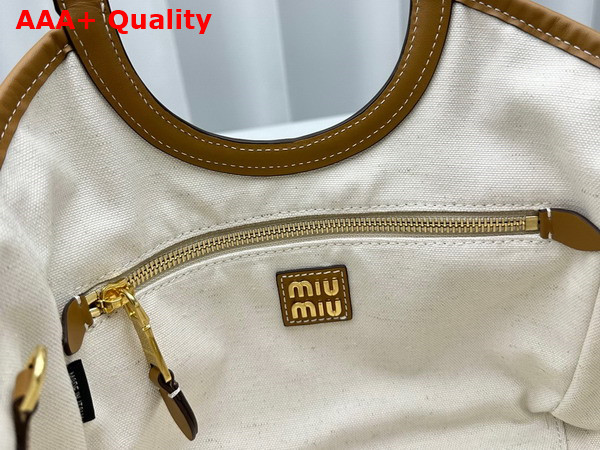 Miu Miu Small IVY Leather Bag in Caramel Replica