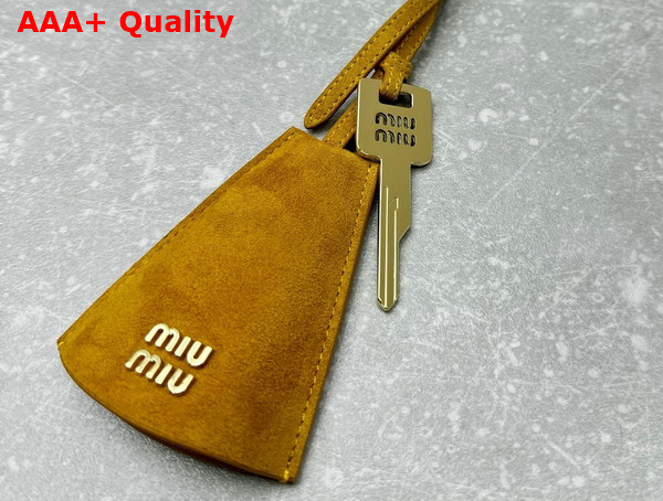 Miu Miu Suede Trick in Whiskey 5TL514 Replica