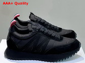 Moncler Pacey Nylon and Suede Sneakers in Black Replica