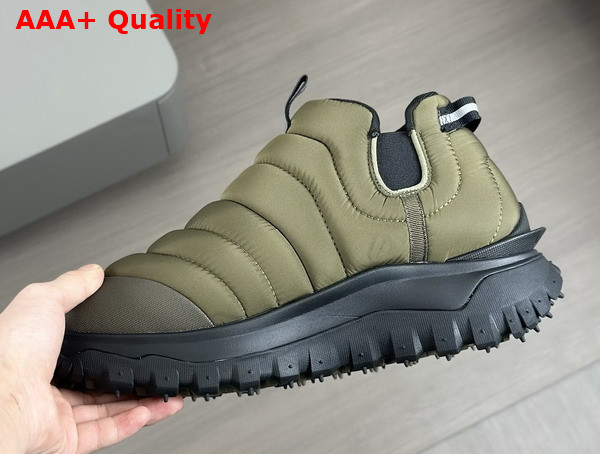 Moncler Trailgrip Apres Water Repellent Sneakers in Forest Green Replica