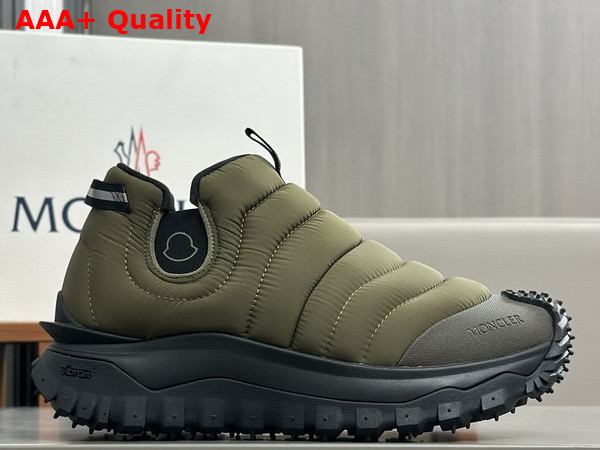 Moncler Trailgrip Apres Water Repellent Sneakers in Forest Green Replica