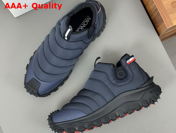 Moncler Trailgrip Apres Water Repellent Sneakers in Volcanic Blue Replica