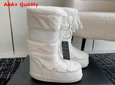 Moon Boot Icon White Faux Fur Boots 17005265 Replica