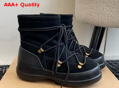 Moon Boot Luna Black Suede Boots 23539124 Replica