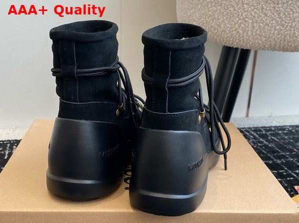 Moon Boot Luna Black Suede Boots 23539124 Replica