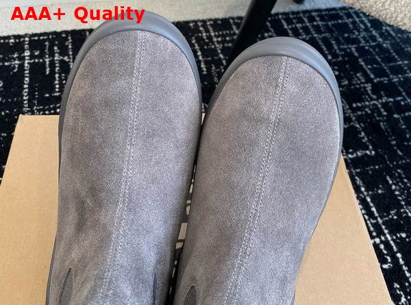 Moon Boot Luna Grey Suede Chelsea Boots 23539128 Replica