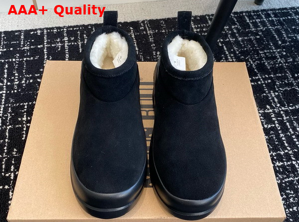 Moon Boot Luna Low Black Suede Boots 23539127 Replica