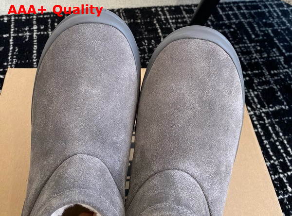 Moon Boot Luna Low Grey Suede Boots 23539126 Replica