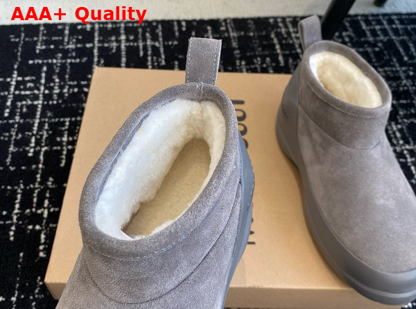 Moon Boot Luna Low Grey Suede Boots 23539126 Replica