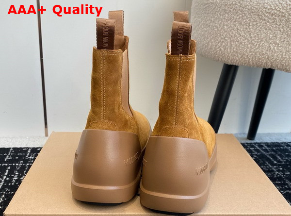 Moon Boot Luna Sand Suede Chelsea Boots 23539129 Replica