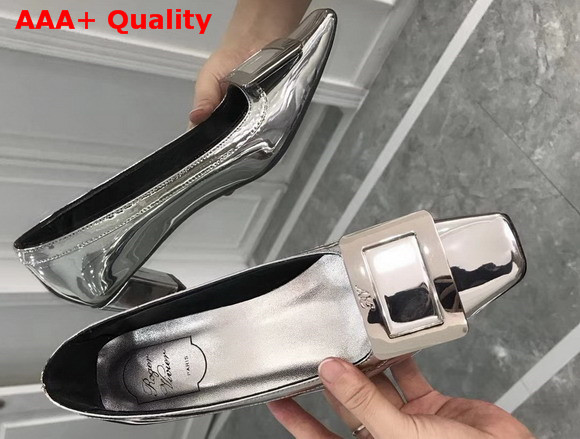 Roger Vivier Belle Vivier Pumps in Mirrored Leather Replica