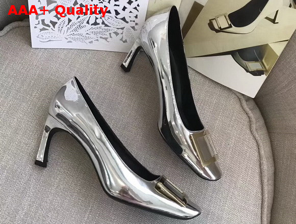 Roger Vivier Belle Vivier Trompette Pumps in Mirrored Leather Replica