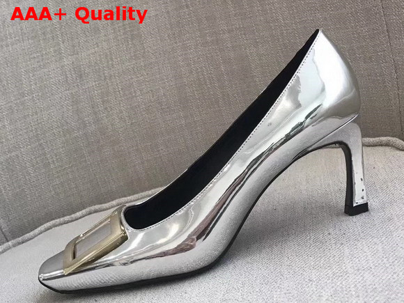 Roger Vivier Belle Vivier Trompette Pumps in Mirrored Leather Replica