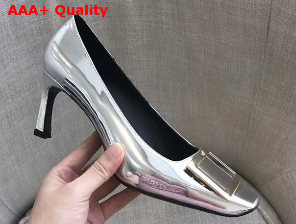 Roger Vivier Belle Vivier Trompette Pumps in Mirrored Leather Replica