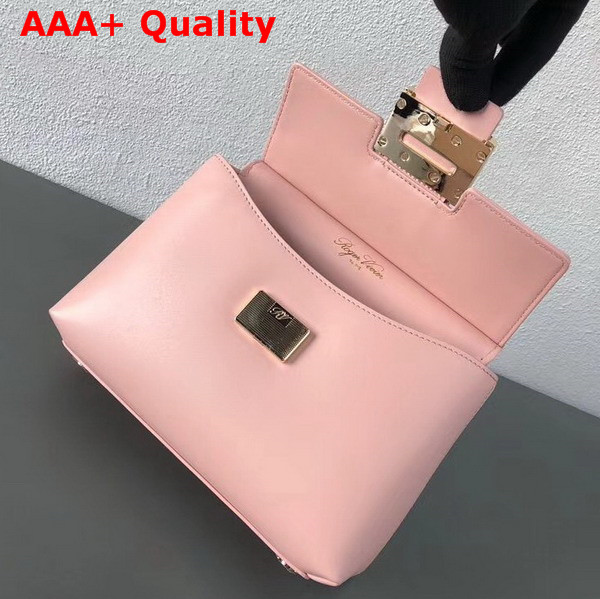 Roger Vivier Viv Cabas Mini in Pink Leather Replica