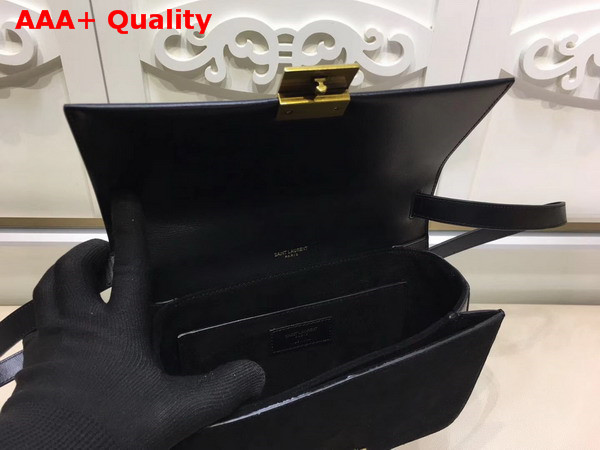 Medium Bellechasse Saint Laurent Bag in Black Leather and Suede Replica