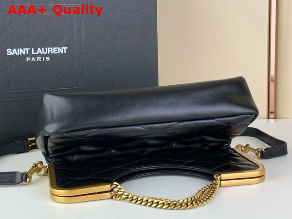 Saint Laurent 87 in Quilted Lambskin Black Replica