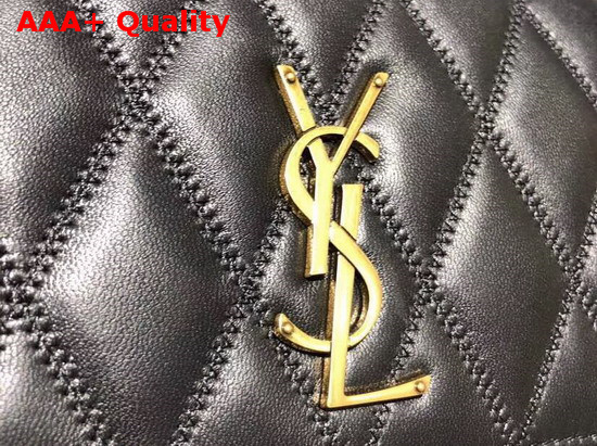 Saint Laurent Angie Chain Bag in Black Diamond Quilted Lambskin Replica