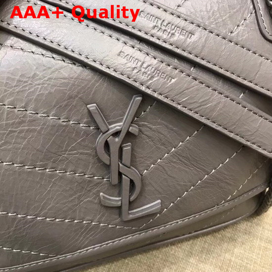 Saint Laurent Baby Niki Chain Bag in Light Grey Replica