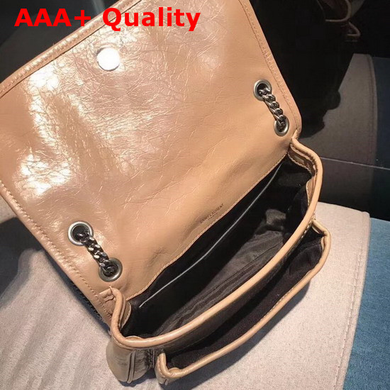 Saint Laurent Baby Niki Chain Bag in Light Taupe Replica