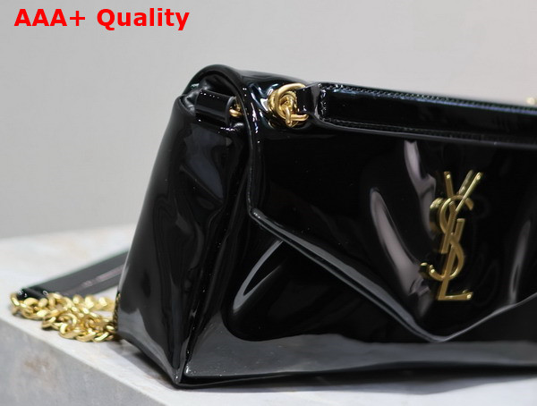 Saint Laurent Calypso in Patent Leather Black Replica