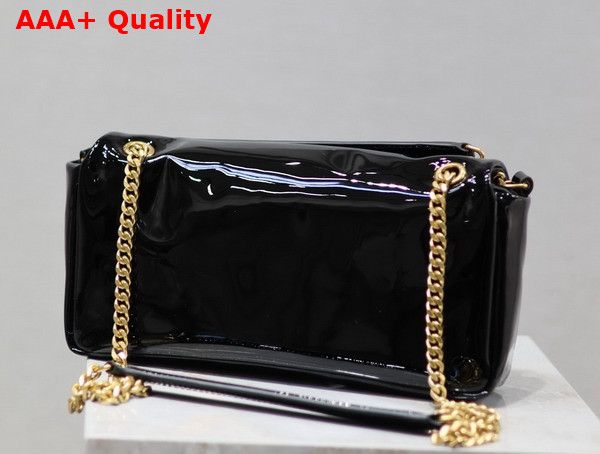 Saint Laurent Calypso in Patent Leather Black Replica