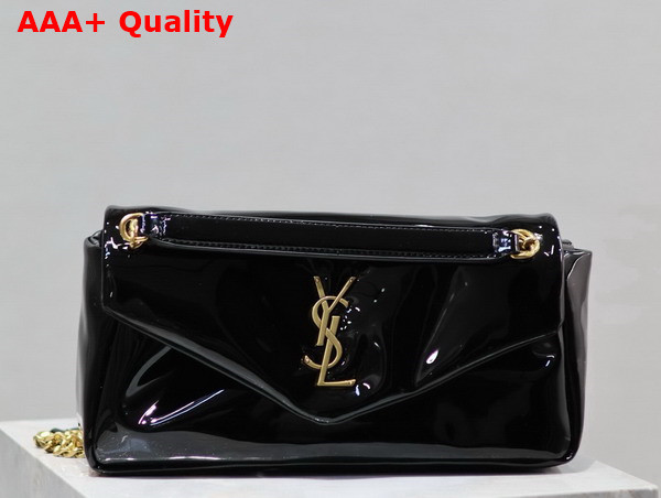 Saint Laurent Calypso in Patent Leather Black Replica