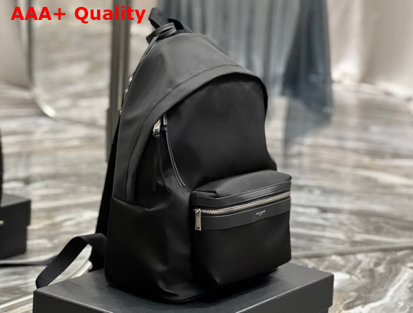 Saint Laurent City Backpack in Black Canvas Replica