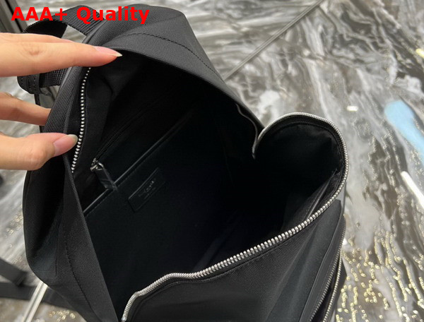 Saint Laurent City Backpack in Black Canvas Replica