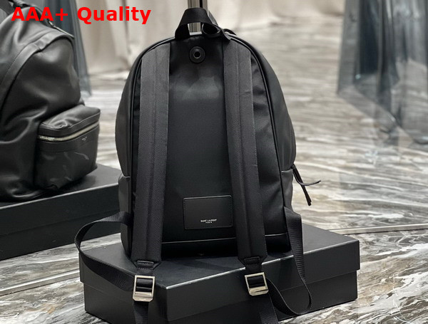 Saint Laurent City Backpack in Matte Leather Black Replica