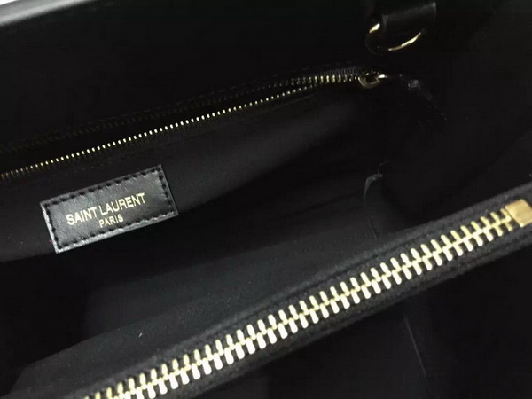 Saint Laurent Classic Small Sac De Jour Bag in Black Leather for Sale