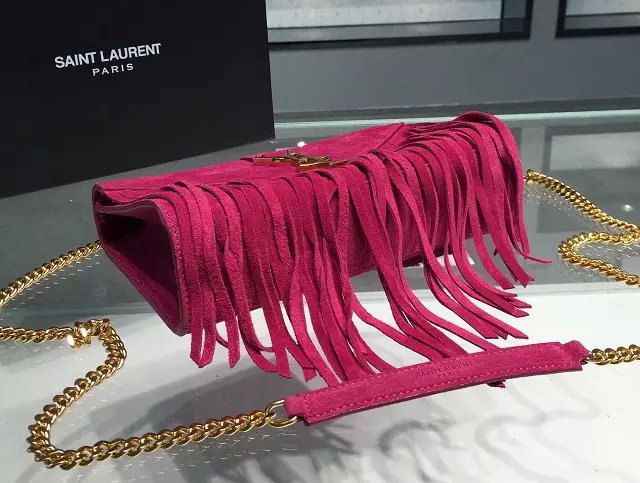 Saint Laurent Fringed Satchel for Sale