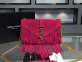 Saint Laurent Fringed Satchel for Sale