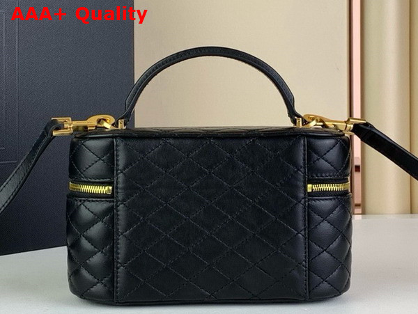 Saint Laurent Gaby Mini Vanity Bag in Black Lambskin Replica