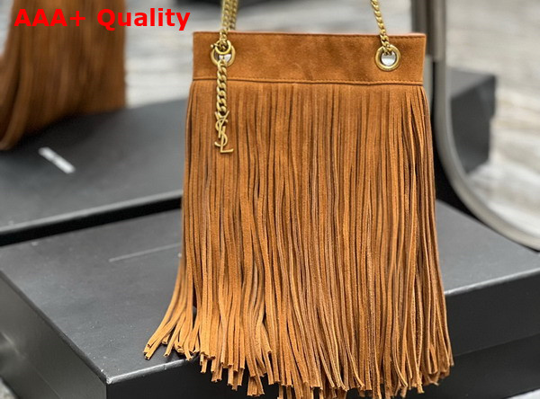 Saint Laurent Grace Small Chain Bag in Brick Suede Replica