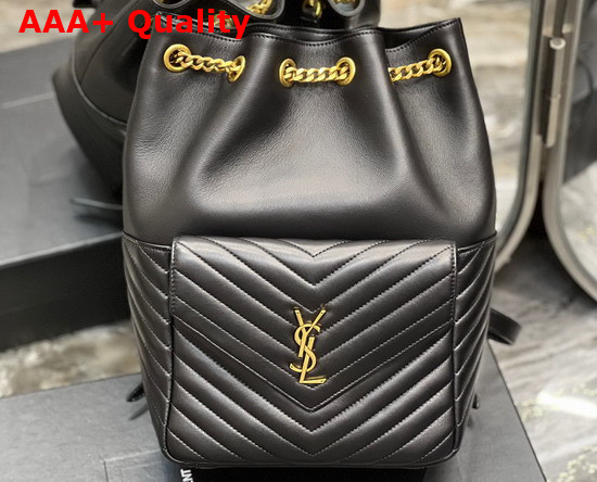 Saint Laurent Joe Backpack in Lambskin Black Replica